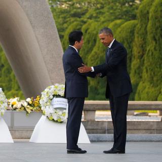 Barack Obama n'a pas fait d'excuses pour le bombardement d'Hiroshima. [reuters - Carlos Barria]