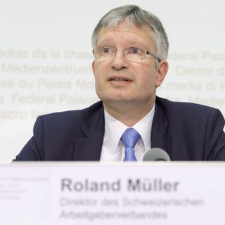 Roland Müller, directeur de l'Union patronale suisse. [Keystone - Lukas Lehmann]