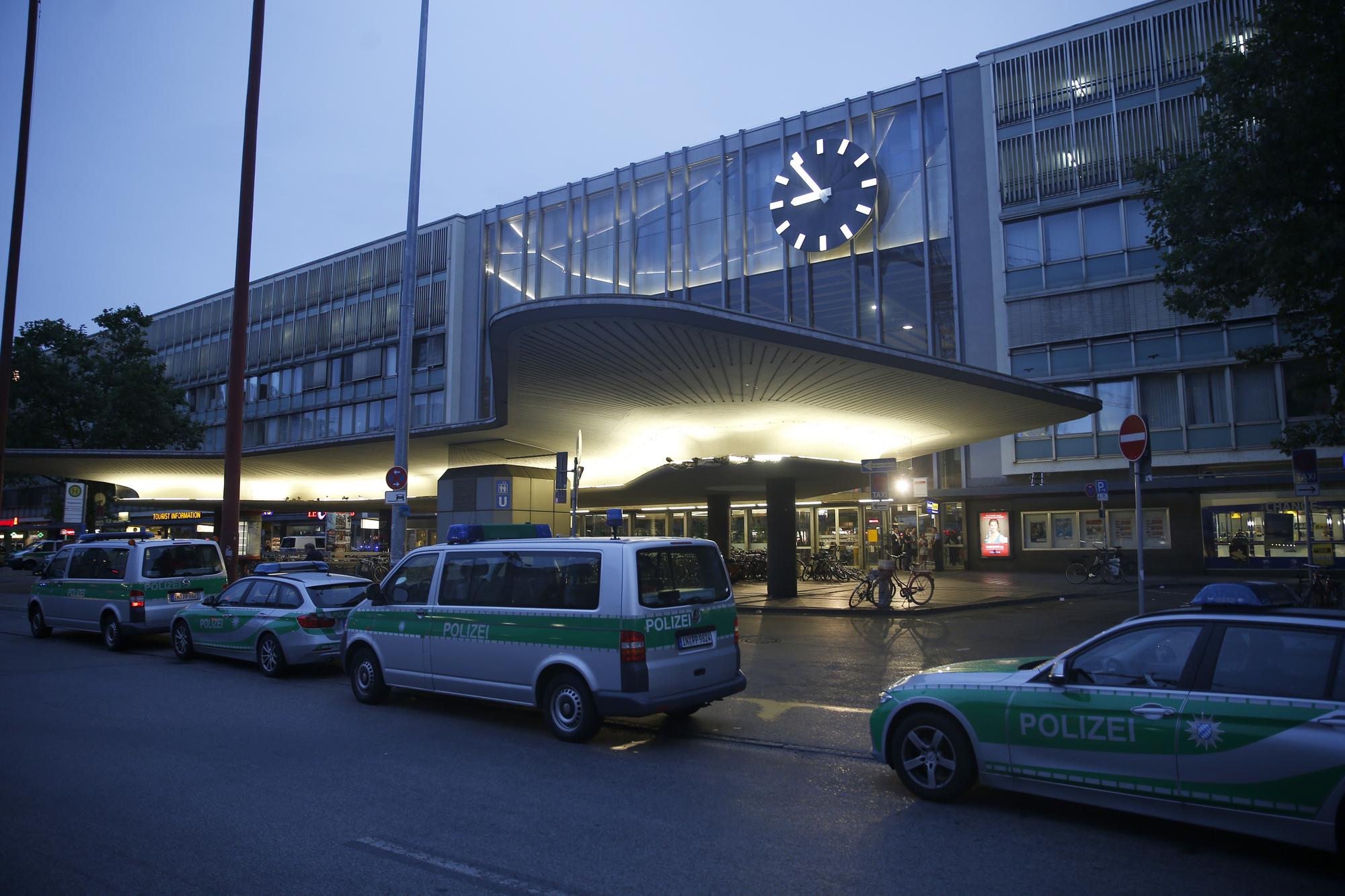 La gare de Munich a été évacuée après la fusillade de vendredi soir. [Reuters - Michael Dalder]