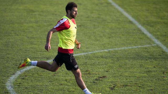 Admir Mehmedi sera attendu contre le Portugal. [Gian Ehrenzeller]