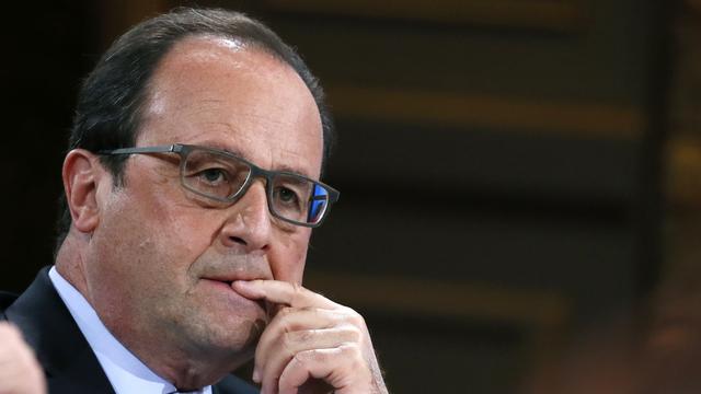 François Hollande ne veut pas céder sur la loi Travail. [keystone - Gonzalo Fuentes, Pool via AP]