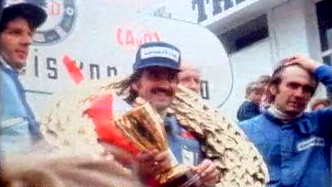 Clay Regazzoni vainqueur du Grand Prix d'Allemagne en 1974 [RTS]