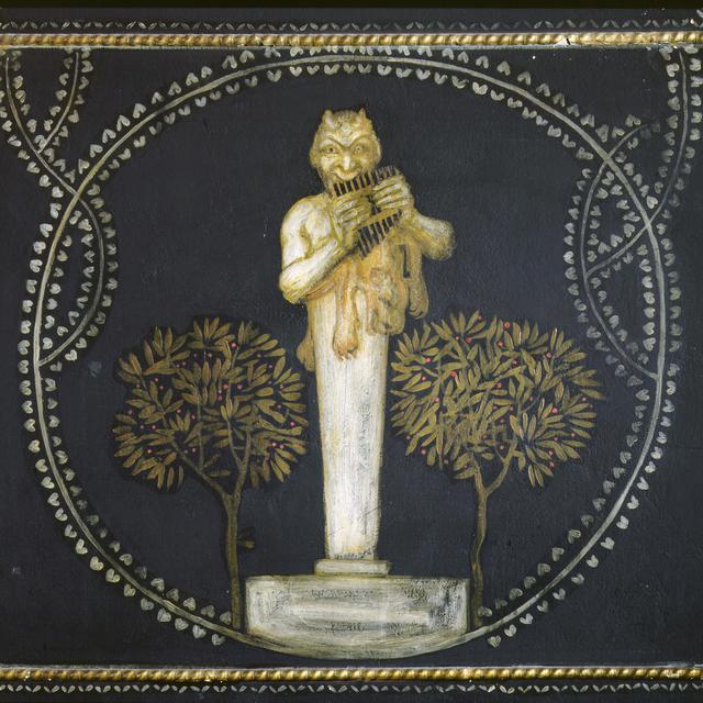 Détail d'une oeuvre de Franz von Stuck représentant le dieu Pan. [AFP - Alfredo Dagli Orti]