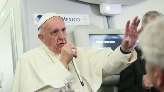 C'est dans l'avion qui le ramenait jeudi du Mexique, que François a jugé que Donald Trump n'est "pas chrétien".