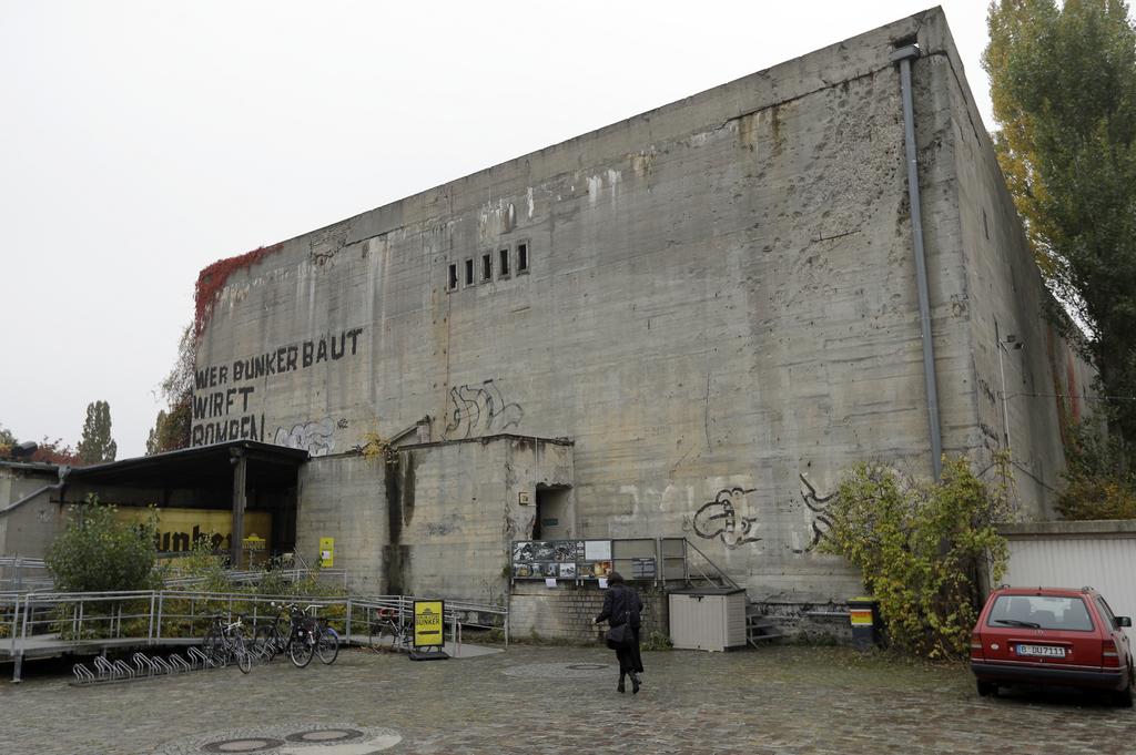 L'extérieur de la réplique du bunker d'Hitler. [Keystone - AP Photo/Michael Sohn]