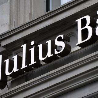 Le logo de la Banque Julius Baer. [Keystone - Steffen Schmidt]