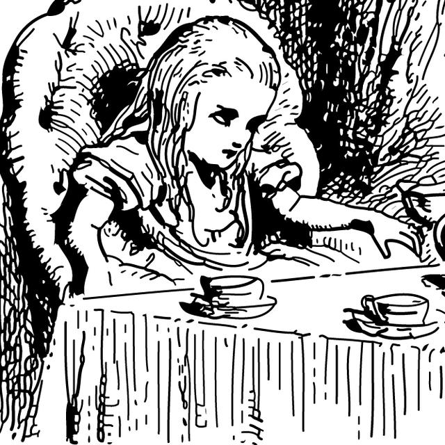 Alice, le Lièvre de mars et le Chapelier par John Tenniel. [DP]