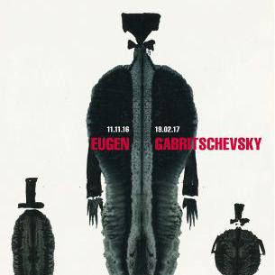 L'affiche de l'exposition "Eugen Gabritschevsky" à la Collection de lʹArt Brut à Lausanne. [artbrut.ch]