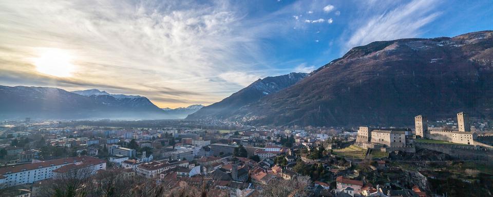 Bellinzone, chef-lieu du canton du Tessin. [Flickr.com - WASD42]