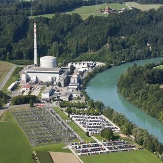 La centrale nucléaire de Mühleberg dans le canton de Berne. [Keystone - Alessandro Della Bella]