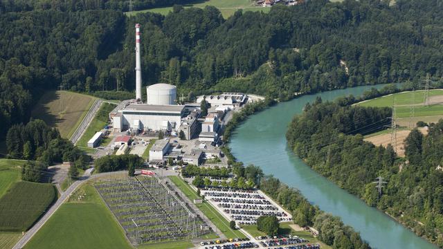 La centrale nucléaire de Mühleberg dans le canton de Berne. [Keystone - Alessandro Della Bella]