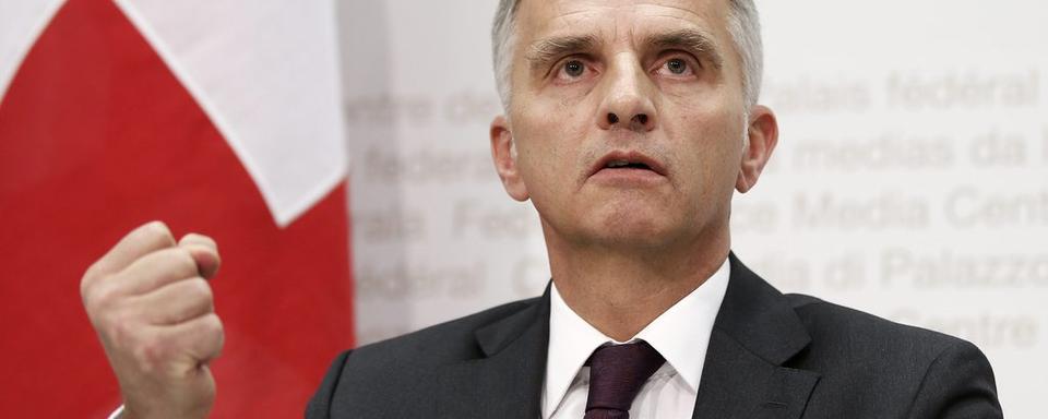 Le conseiller fédéral Didier Burkhalter. [Keystone - Peter Klaunzer]