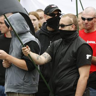 La gauche vaudoise dénonce un rassemblement "fasciste" (image d'illustration). [Keystone - Steffen Schmidt]