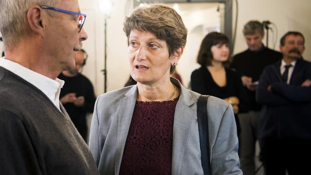 Ursula Schneider Schüttel va faire son retour au Conseil national. [Keystone - Jean-Christophe Bott]