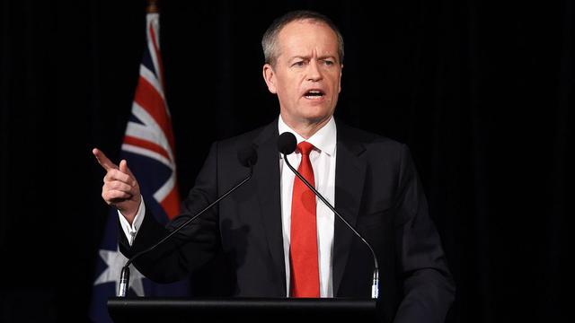 Le leader travailliste Bill Shorten demande au Premier ministre de démissionner. [EPA/Keystone - Tracey Nearmy]