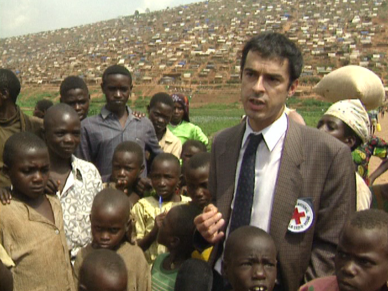 Philippe Gaillard, délégué du CICR au Rwanda en 1994. [RTS]