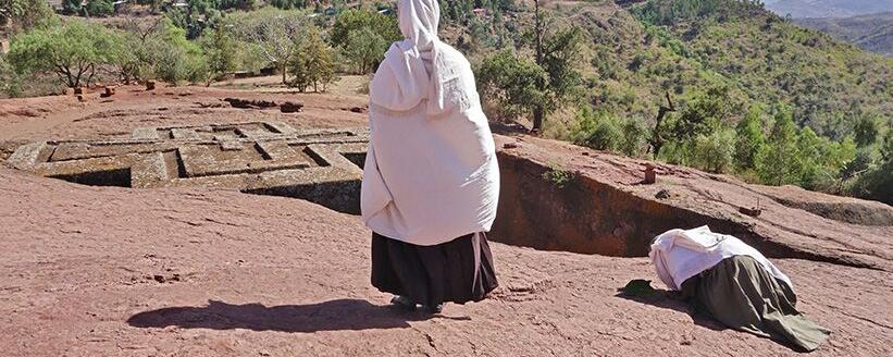 Une femme à Lalibela, en Ethiopie. [Yves Magat]