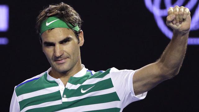 Roger Federer a franchi ce vendredi une barre symbolique en Grand Chelem. [AP/keystone - Aaron Favila]