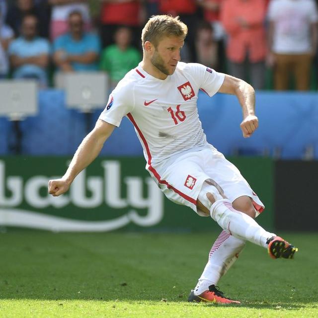 Buteur contre la Suisse, Jakub Blaszczykowski retrouve le Portugal sur sa route. [Bartlomiej Zborowski]