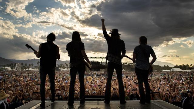 Les concerts se passeront à la tombée de la nuit dans l'arène de l'Empire Polo Field, qui accueille chaque année le festival de musique Coachella. [Getty images north America/AFP - Christopher Polk]