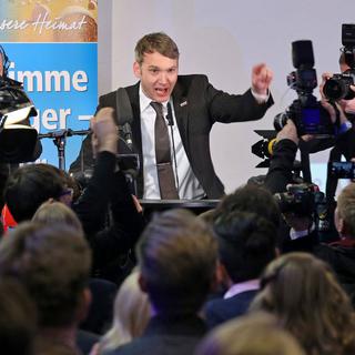 La droite populiste est en train de s'installer dans le paysage politique allemand. [EPA/Keystone - Jens Buettner]