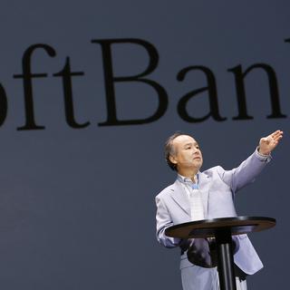 Masayoshi Son, le PDG du géant japonais de télécom Softbank. [Shizuo Kambayashi]
