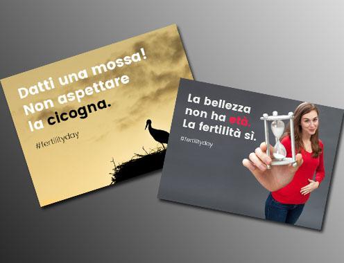 Les deux affiches qui ont créé la polémique en Italie. [Google]