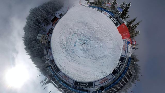 Le stade de Crans-Montana à 360°