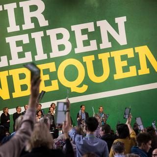 Les Verts allemands se sont réunis à Münster. [keystone - Bernd Thissen]