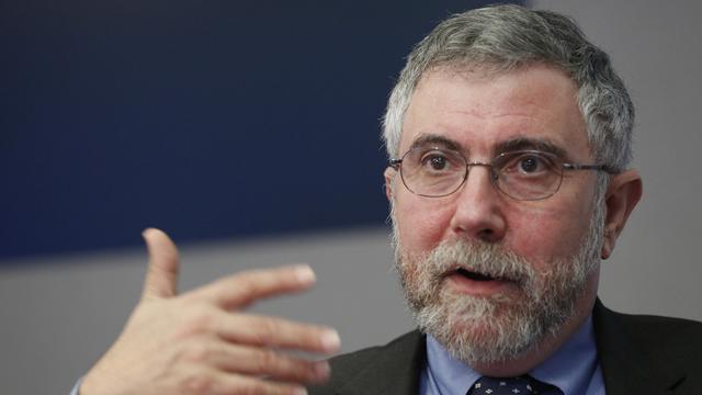 Le prix Nobel d'économie Paul Krugman, ici durant une interview à New York. [Reuters - Brendan McDermid]