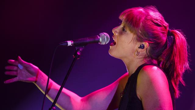 Sophie Hunger au Montreux Jazz, le vendredi 10 juillet 2015. [VALENTIN FLAURAUD]