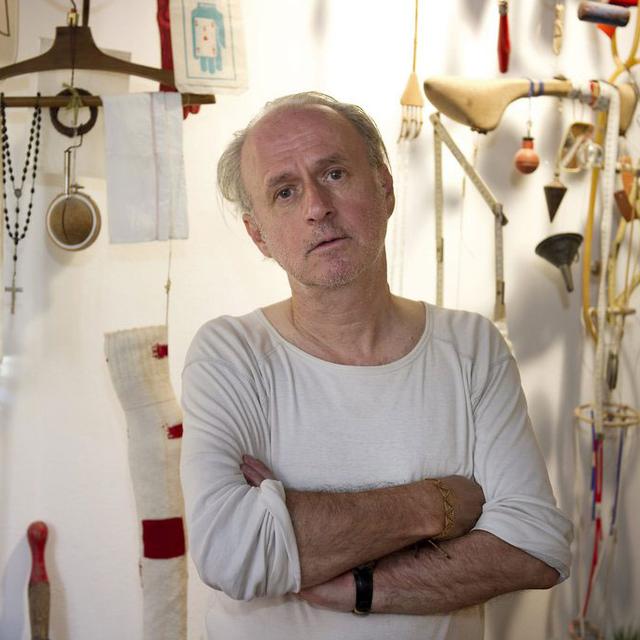 Cuno Affolter lors d'une exposition à St Gall, le 17 août 2012. [Keystone - Regina Kuehne]