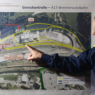 L'Italie s'inquiète de la décision de l'Autriche de contrôler le col du Brenner. [key - APA/Zeitungsfoto.at]