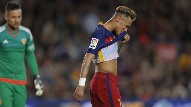 Le Barça et Neymar traversent une période compliquée en c emoment. [Keystone - Manu Fernandez]