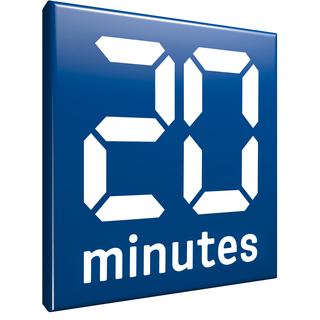 Logo du journal gratuit "20 minutes".