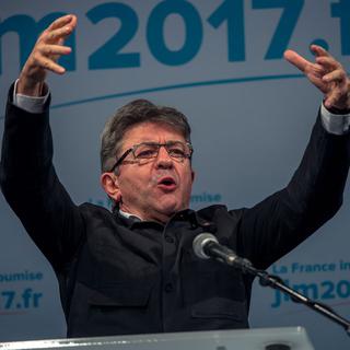 jean-Luc Mélenchon a reçu le soutien du Parti communiste français pour les élections de 2017 [AFP - Philippe Huguen]