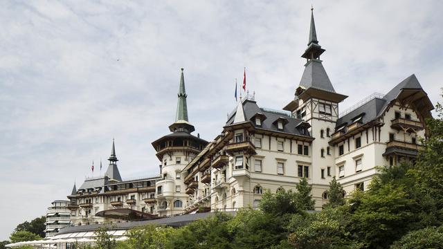 Une photographie de l'Hôtel Dolder Grand, à Zurich-Hottingen, en juillet 2013. [Gaetan Bally]