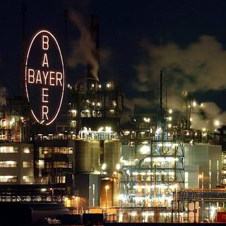 Image d'archives d'une usine Bayer à Leverkusen, en Allemagne. [EPA/Keystone - Olivier Berg]