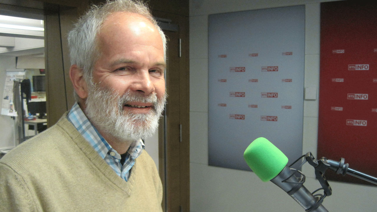 François Grosjean, psycholinguiste, professeur honoraire de l'Université de Neuchâtel [RTS - Cyril Delemer]