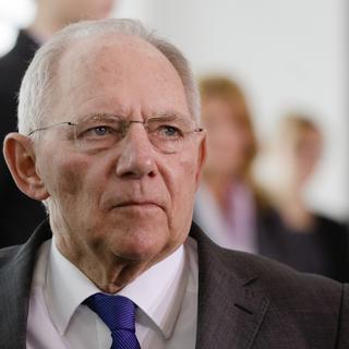 Le ministre allemand des Finances Wolfgang Schäuble entend présenter ses propositions au FMI. [AP Photo/Markus Schreiber]