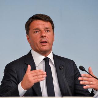 Matteo Renzi répond à la barbarie terroriste par la promotion de la culture. [AFP - Silvia Lore]