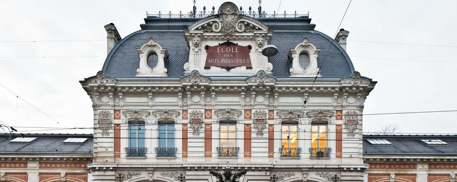 Le bâtiment de la HEAD à Genève. [http://www.schafftersahli.com/]