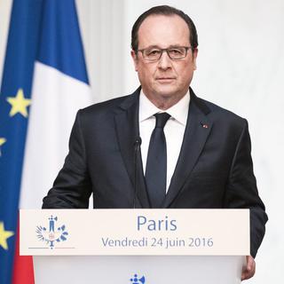 François Hollande a pris la parole après l'annonce du Brexit. [EPA/Keystone - Etienne Laurent]