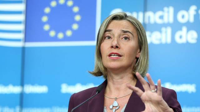 Federica Mogherini, cheffe de la diplomatie de l'Union européenne. [Anadolu Agency/AFP - Dursun Aydemir]