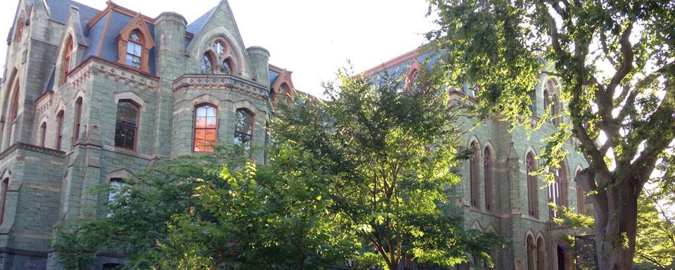 Le "College Hall" de l’Université de Pennsylvanie, à Philadelphie. [RTS - Patrick Chaboudez]