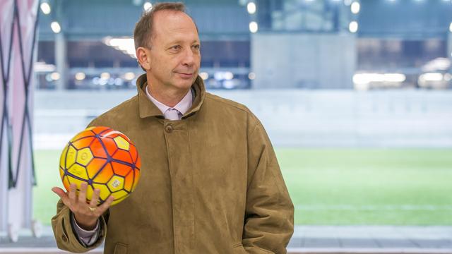 Président du FC Bienne, Carlo Häfeli aura bien du mal à sauver le club de la faillite. [Pascal Muller]