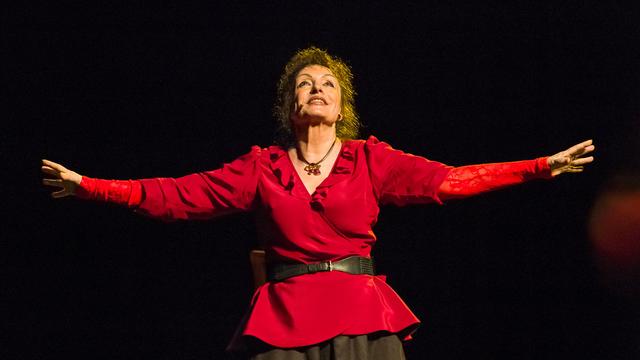 Yvette Théraulaz dans le spectacle "Les Années". [tcag.ch]