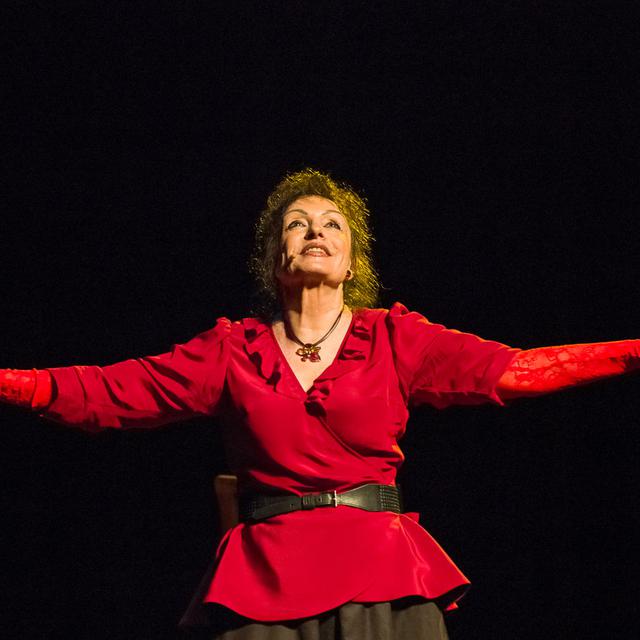 Yvette Théraulaz dans le spectacle "Les Années". [tcag.ch]