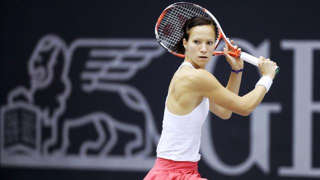 Viktorija Golubic n'a rien pu faire face à Cibulkova en finale. [Matthias Hauer]