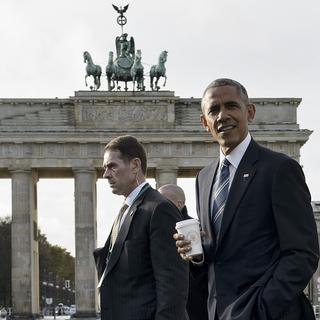 Barack Obama à Berlin. [AFP - Brendan Smialowski]